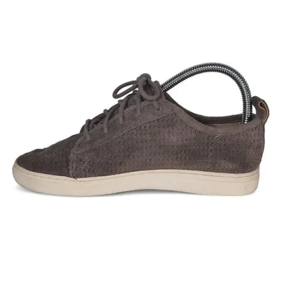 Lucky Brand‎ Lawove Suede Casual Sneakers Grey Women's 7 - Picture 6 of 11